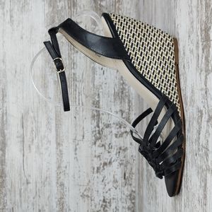 🟪NWOT Anthro Seychelles Huarache Wedge Sandal